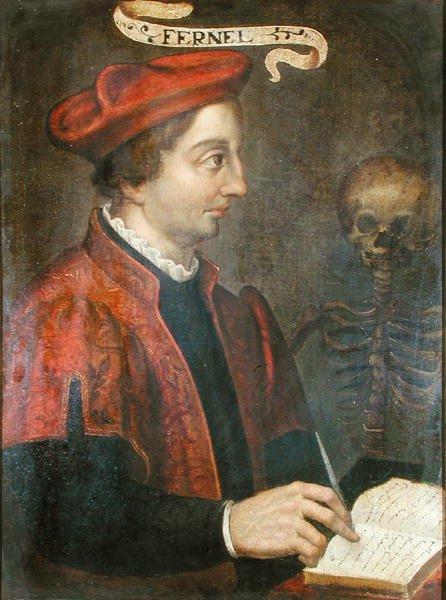 Jean Fernel (c.1497-1558) (óleo sobre tela) de French School