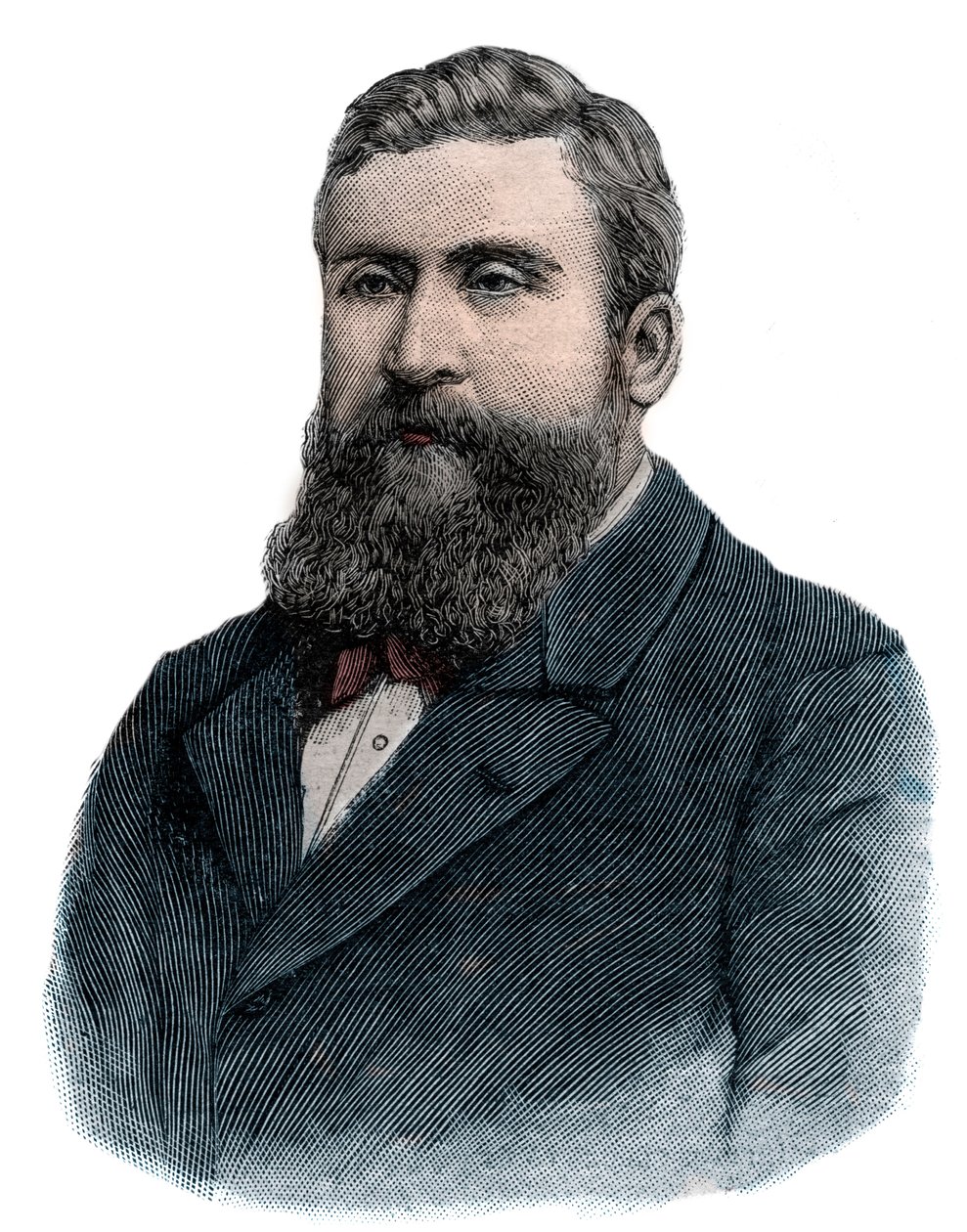 Jean Jaures em 1898 - Gravura - de French School