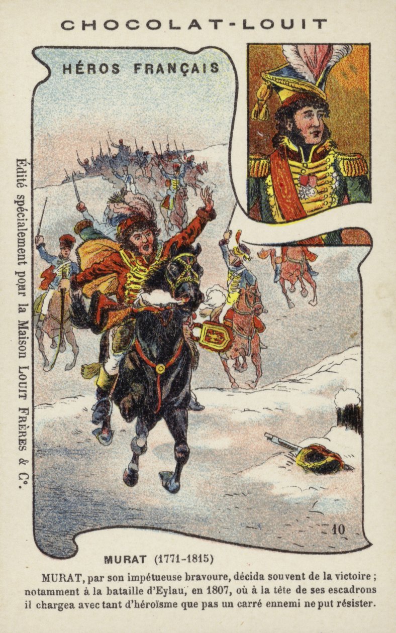 Joachim Murat, general francês (cromolitografia) de French School