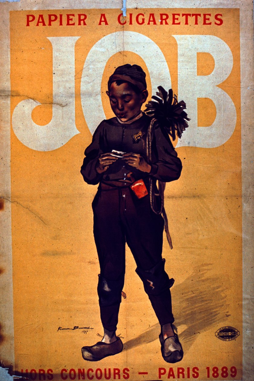 Papel de Cigarro de Trabalho, 1895 de French School