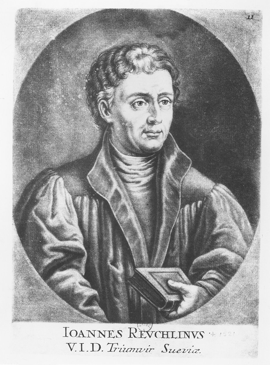 Johann Reuchlin (gravura) de French School