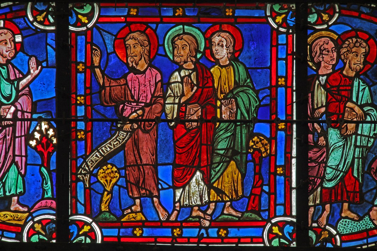 João Batista com Cristo (w0) de French School
