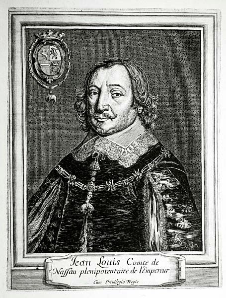 João Luís de Nassau-Hadamar, conde de Nassau-Dillenburg (gravura de French School