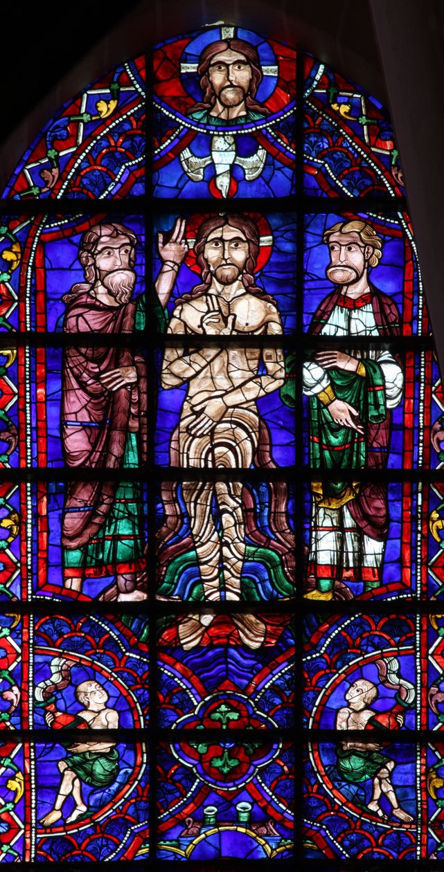 Baptismo da Jordânia (w106) de French School
