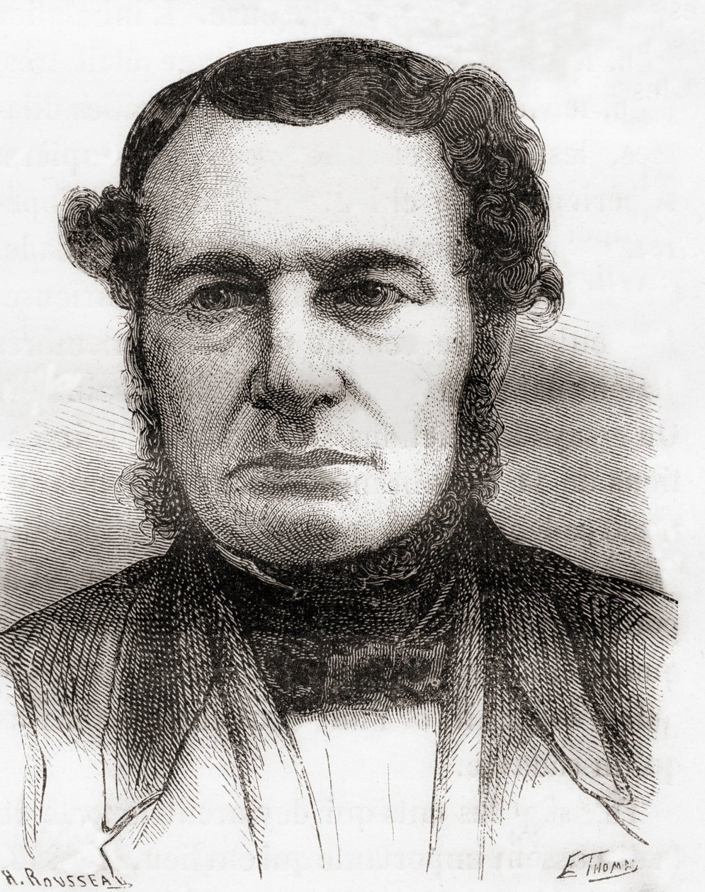 Joseph-François Malgaigne, de "Les Merveilles de la Science", publicado por volta de 1870 (litografia) de French School