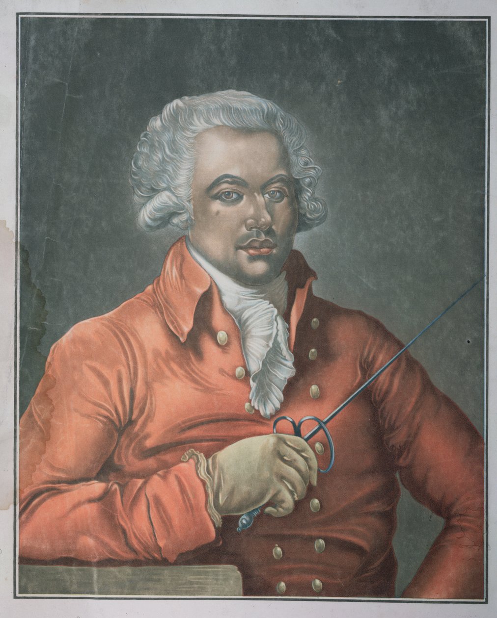 Joseph Boulogne (1748-99) Cavaleiro de São Jorge de French School