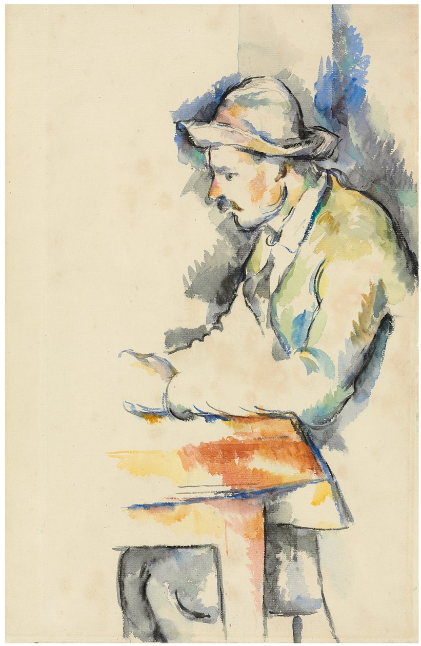 Leitor de cartões, c.1896 de French School