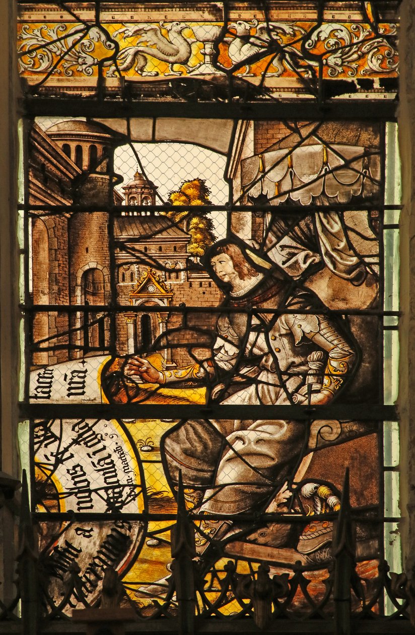 Judas Macabeus holding his prophecy  de French School