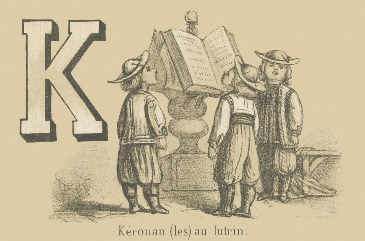 K: Kerouan (les) no púlpito de French School