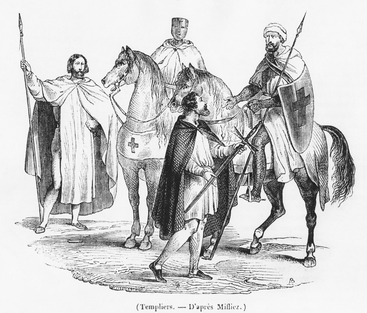 Cavaleiros Templários, depois de Mifliez de French School