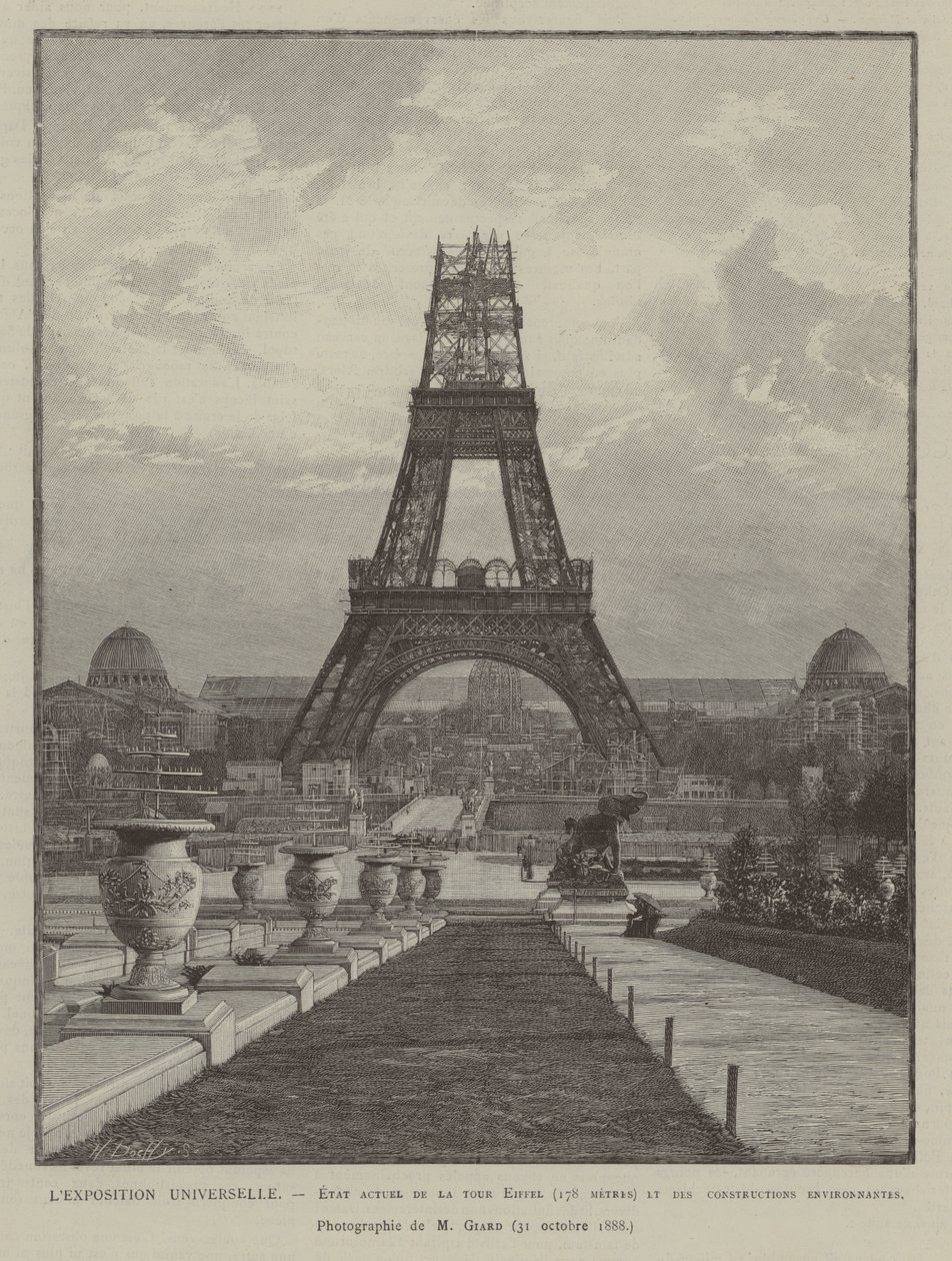 A Exposição Universal, Estado atual da Torre Eiffel de French School