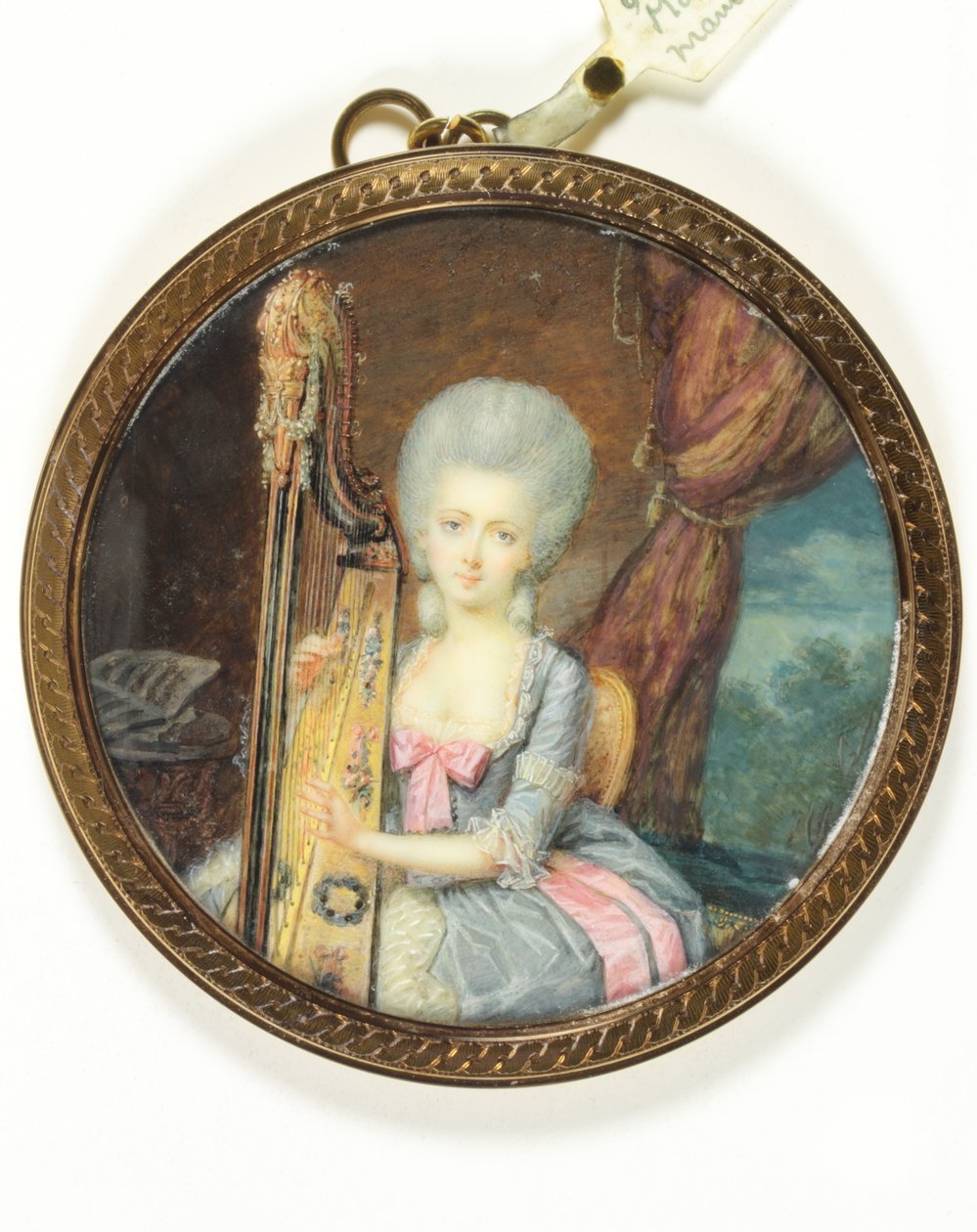 A Marquesa de Montesson (esmalte) de French School