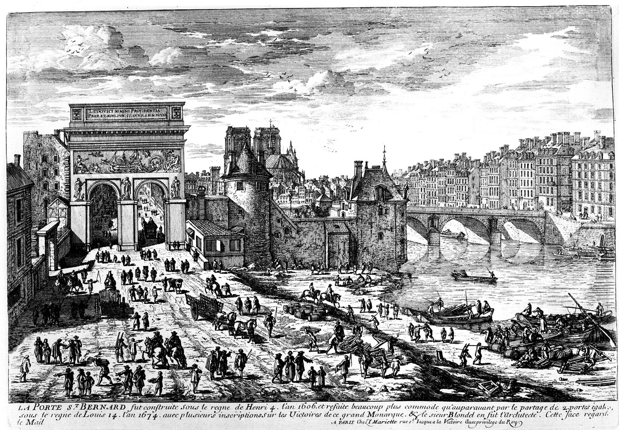 Porte Saint Bernard, Paris de French School