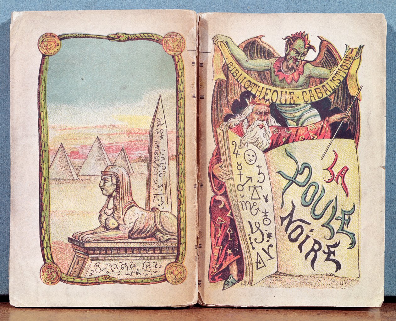 La Poule Noire, obra de adivinhação e magia, usada especialmente no campo entre 1820 e 1880 de French School