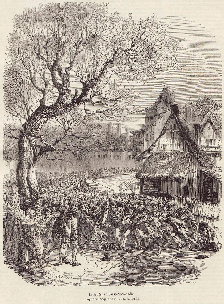 La Soule, Baixa Normandia, pub 28 de fevereiro de 1852. de French School
