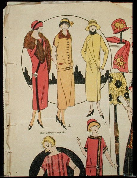 Vestidos de Senhora e um Casaco, ilustração de 