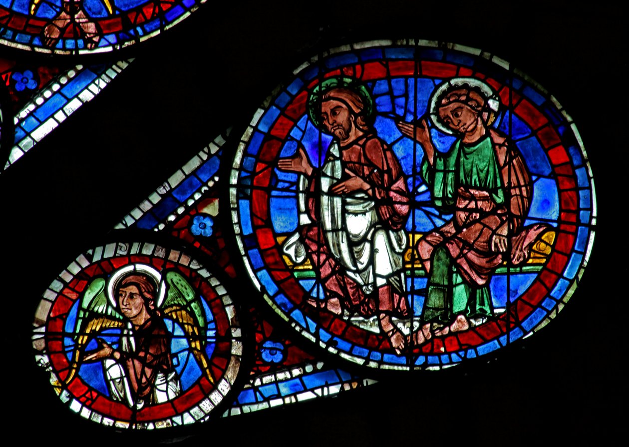 Juízo Final: Dois Apóstolos e um Anjo (w143) de French School