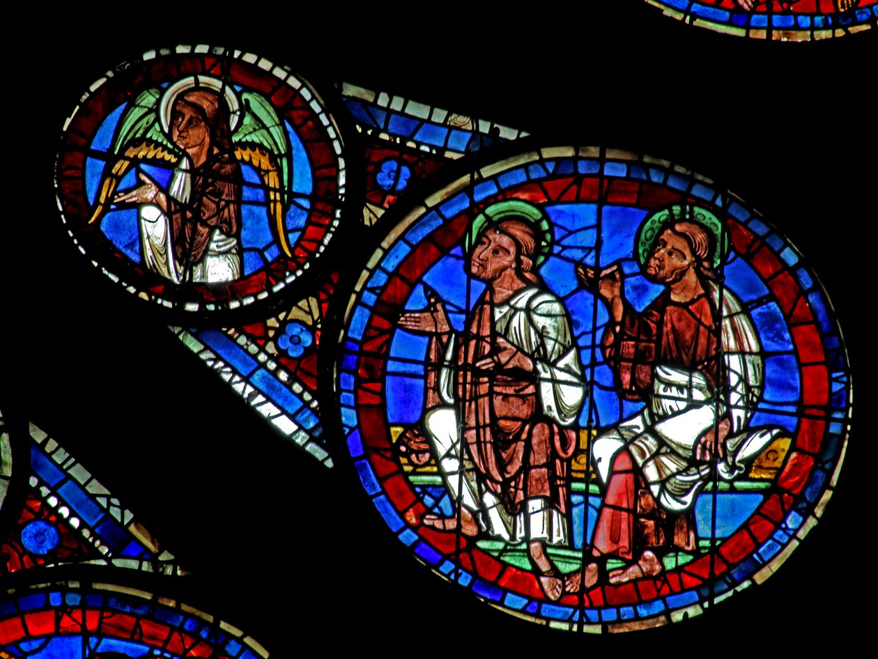 Juízo Final: Dois Apóstolos e um Anjo (w143) de French School