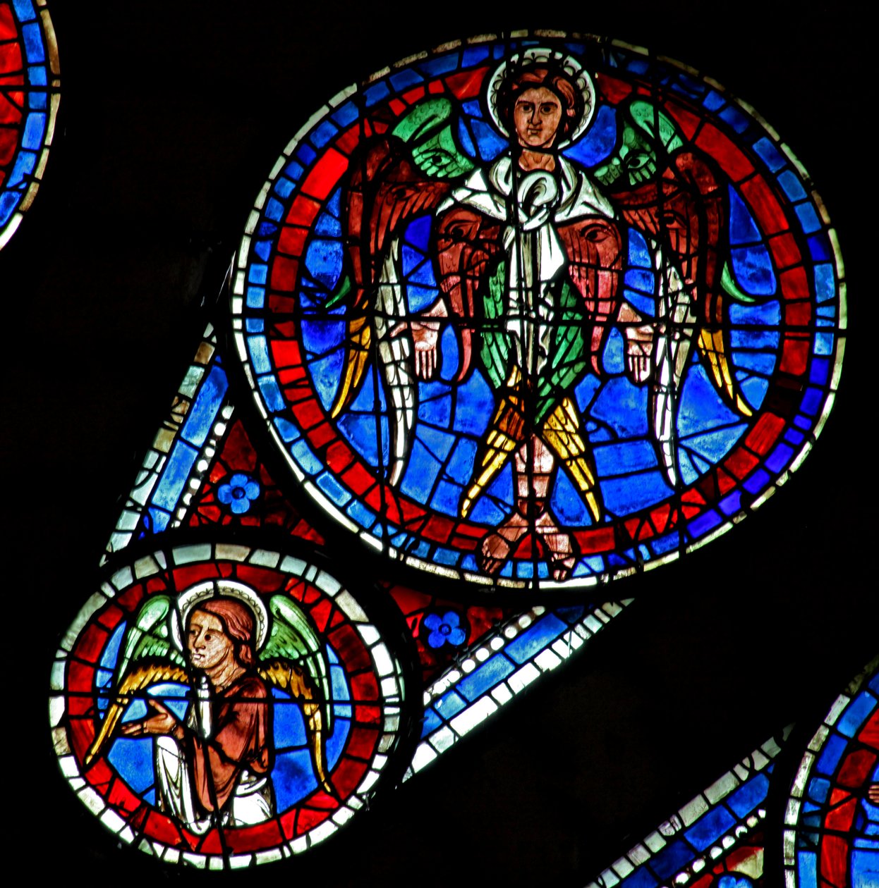 Juízo Final: um serafim e um anjo (w143) de French School