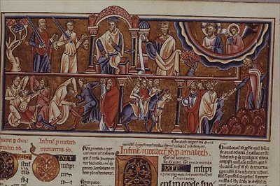 Lat 8846 f.2 Cena de um massacre da Hebraica Romana Gallica de French School