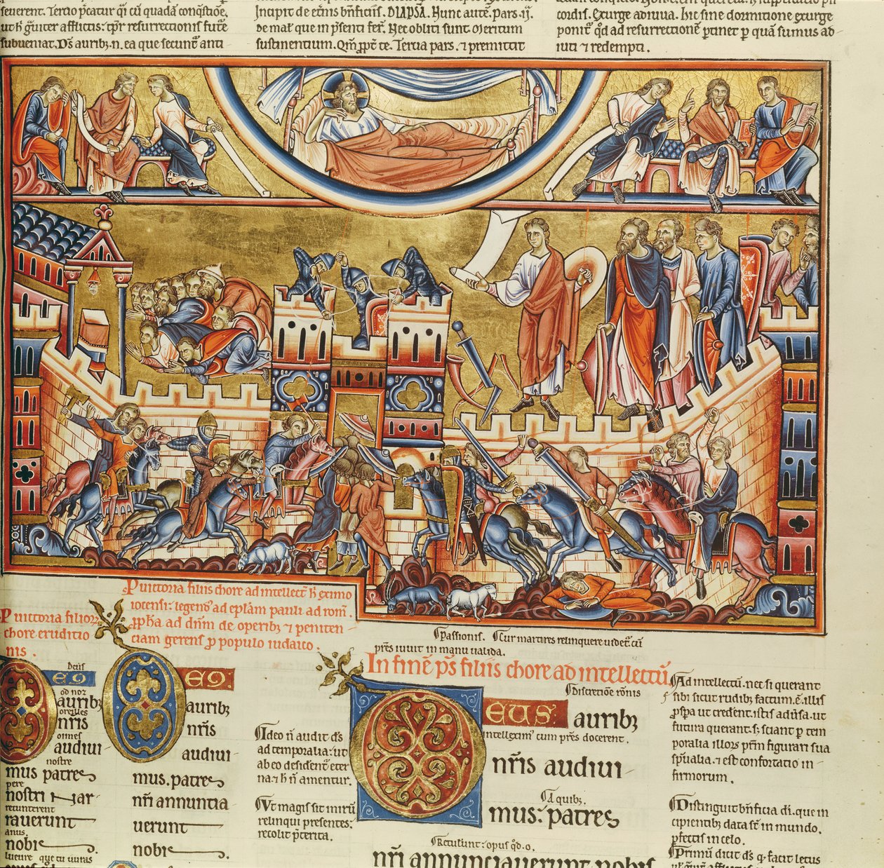 Lat 8846 f.76, Cerco a uma cidade, da Hebraica Romana Gallica de French School