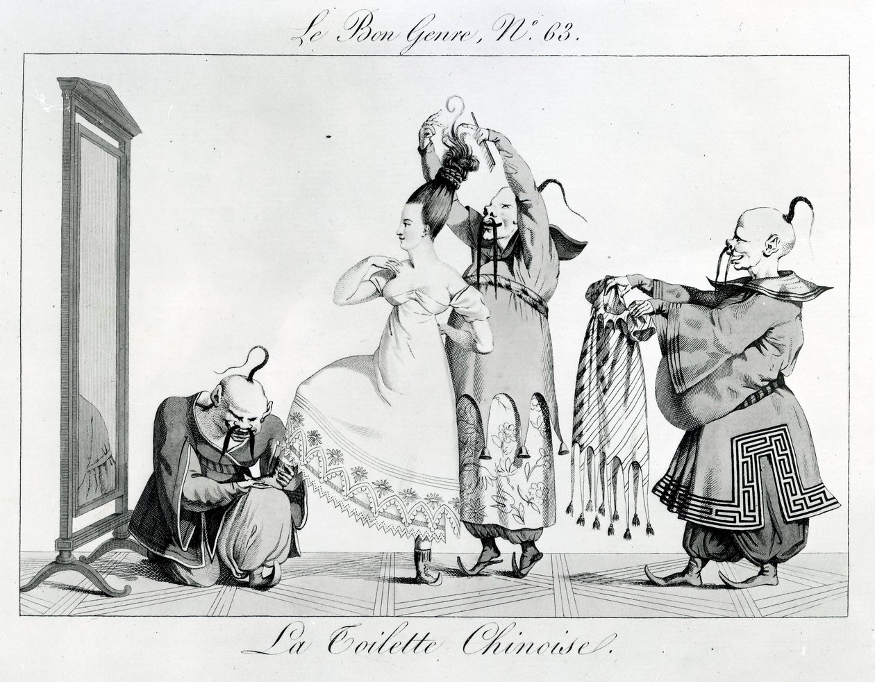 O Bom Tipo - O Banheiro Chinês, 1813 de French School