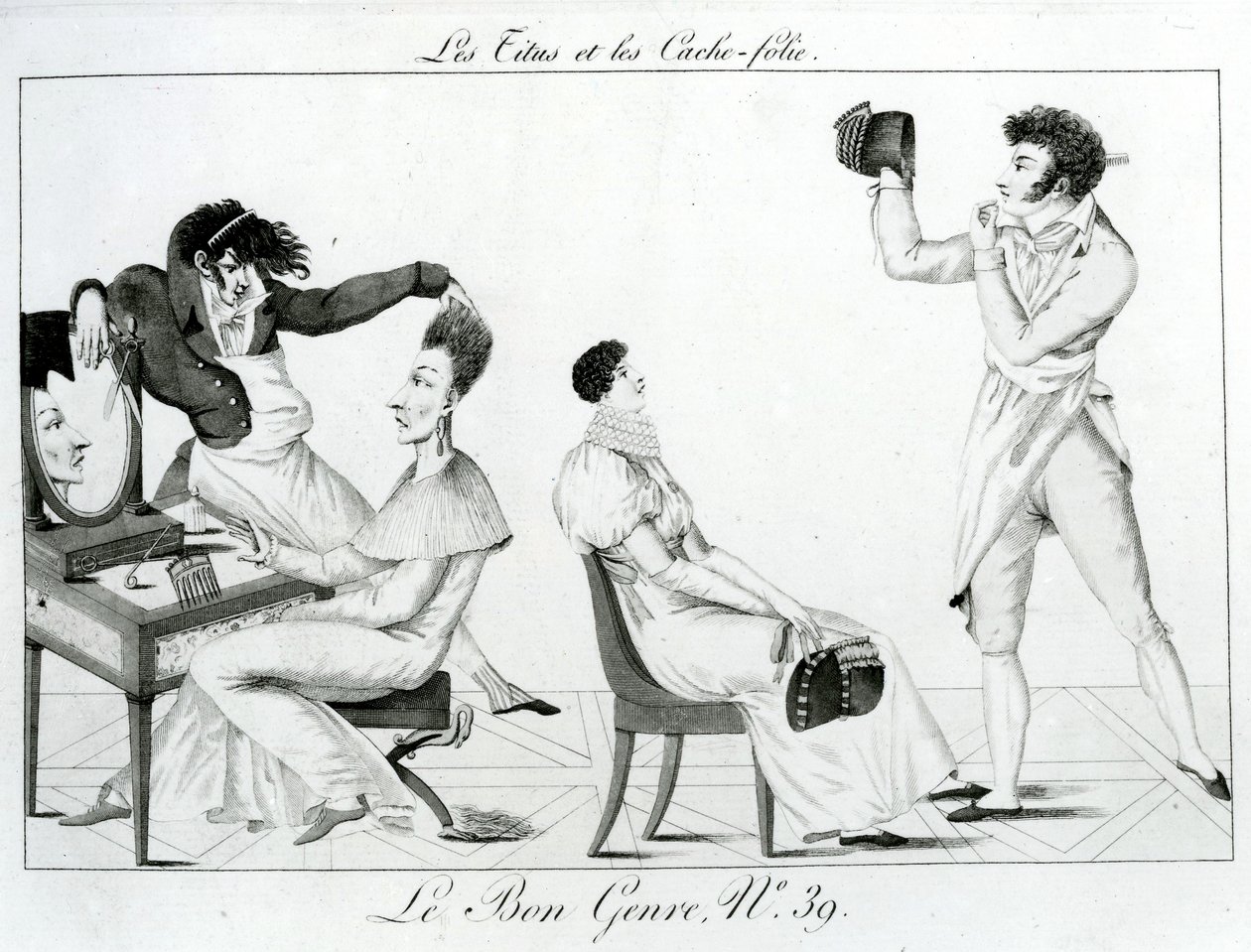 O Bom Tipo - O Titus e as caches-folie, 1812 de French School