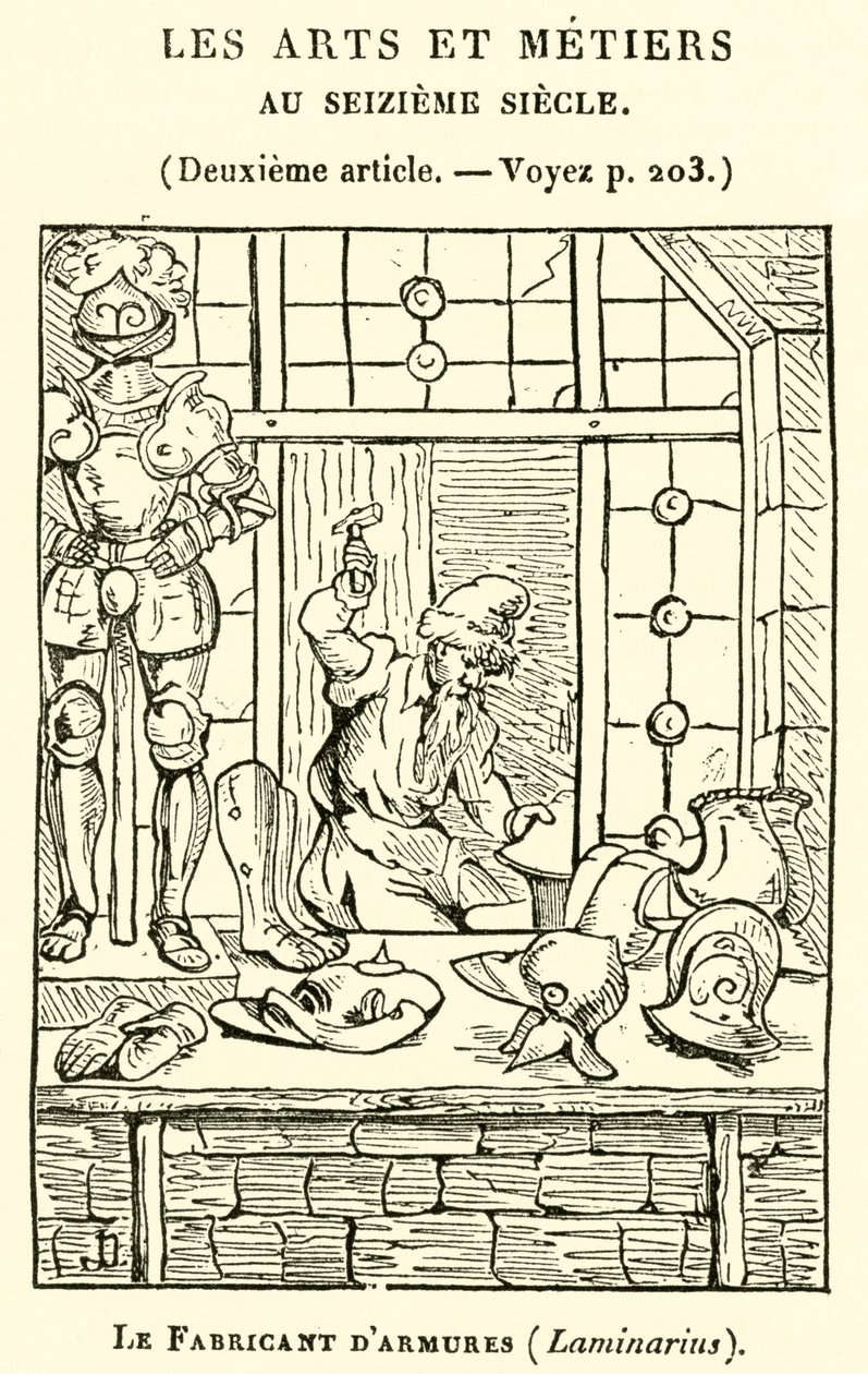 O Armeiro, Laminarius (gravura) de French School