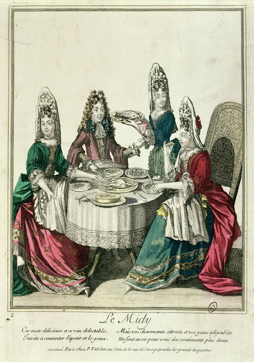 Le Midy, final do século XVII de French School