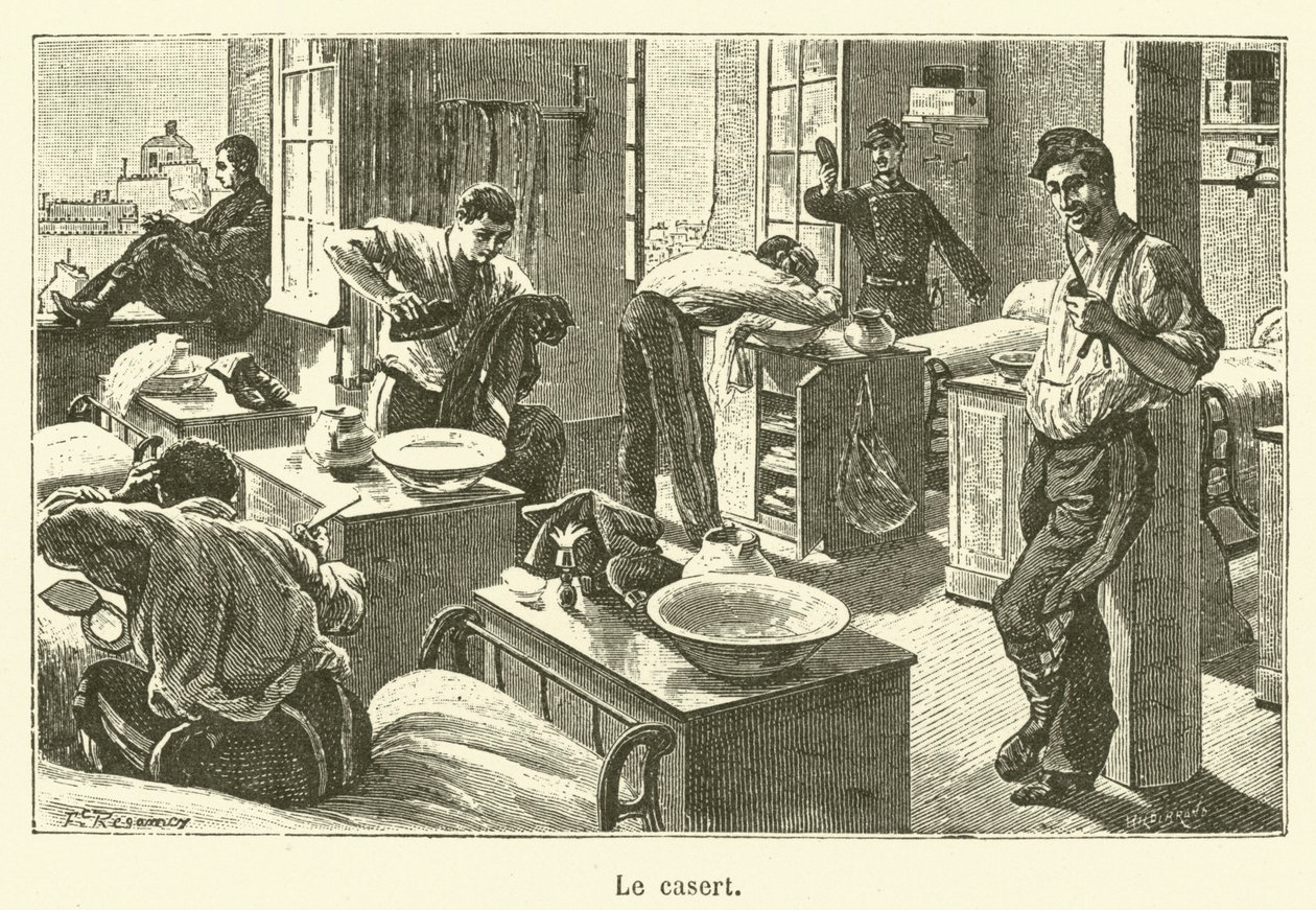 Le casert (gravura) de French School