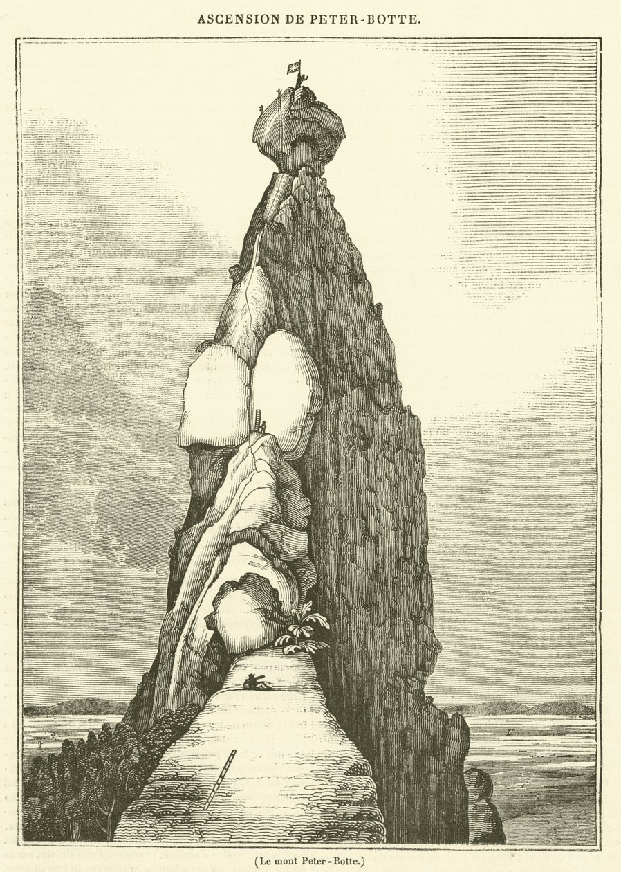 Monte Pedro-Botte (gravura) de French School