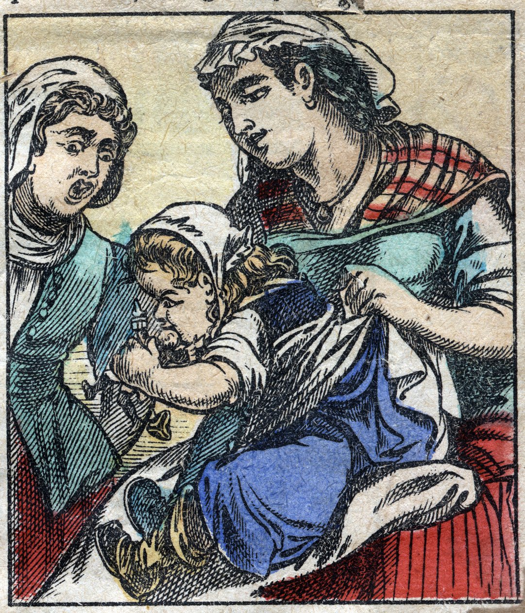 Lemuel Gulliver no Payx des Gants de Brobdingnag. Ilustração para "Gulliver