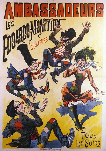 O cartaz dos Embaixadores (cor litho) de French School