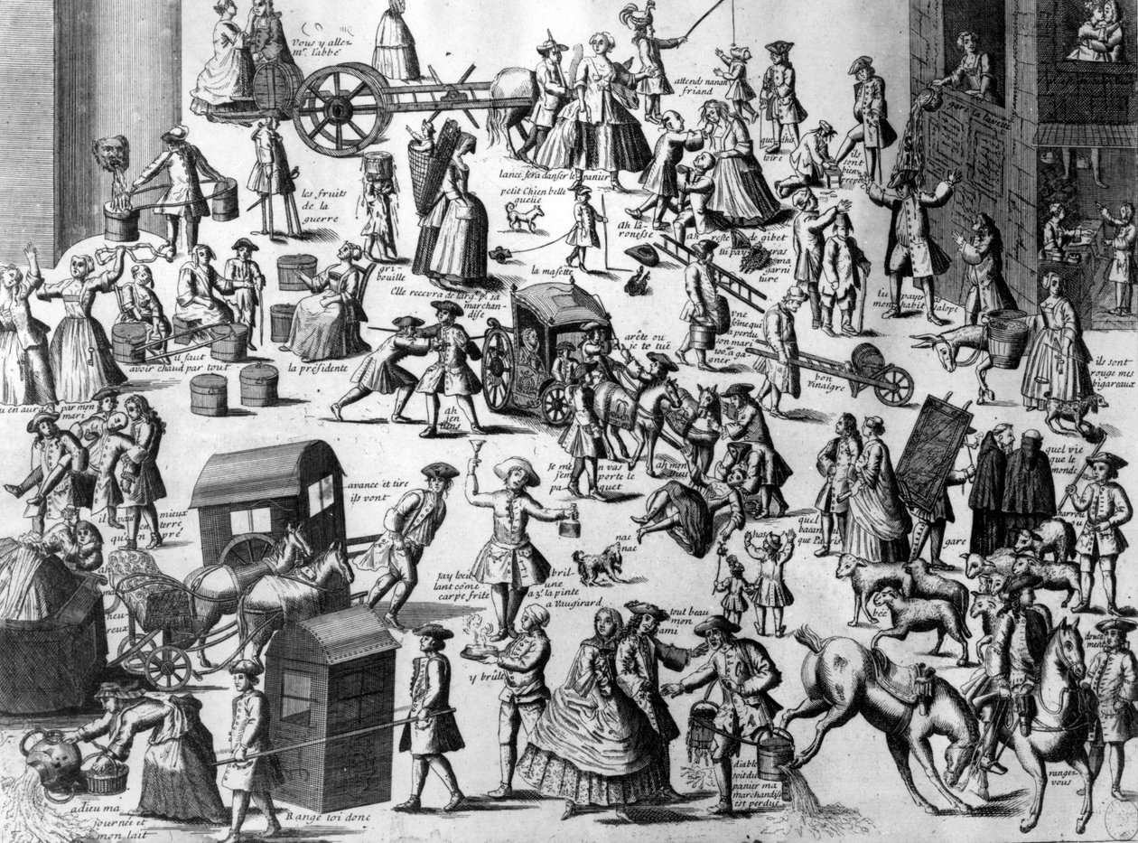 Os Embarras de Paris, c.1720 de French School