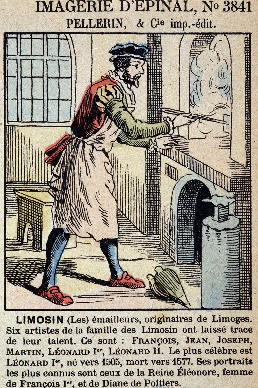 Les enamailleurs Limosin (Limoges) - imagery of Epinal, ed. Pellerin de French School