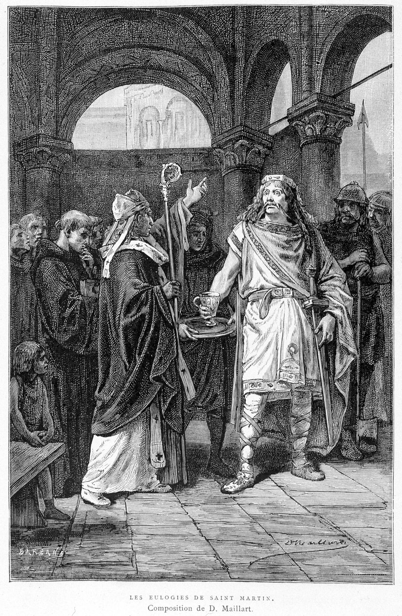 Os elogios de São Martinho - em "Les chroniceurs de l