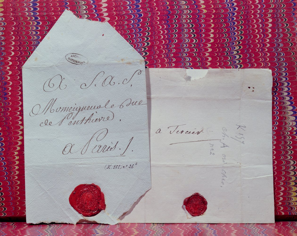 Lettres de cachet (ordens reais para exilar ou colocar alguém na cadeia) de French School