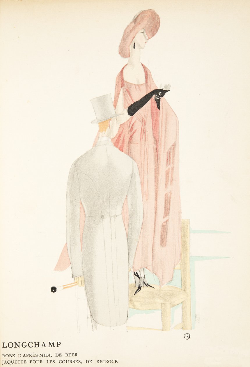 Longchamp, de uma coleção de pratos de moda de French School