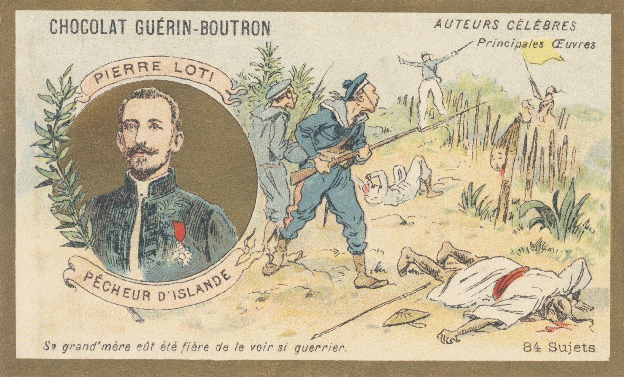 Louis-Marie-Julien Viaud dit Pierre Loti (1850-1923), escritor e oficial da marinha francesa, autor de "Pecheur d