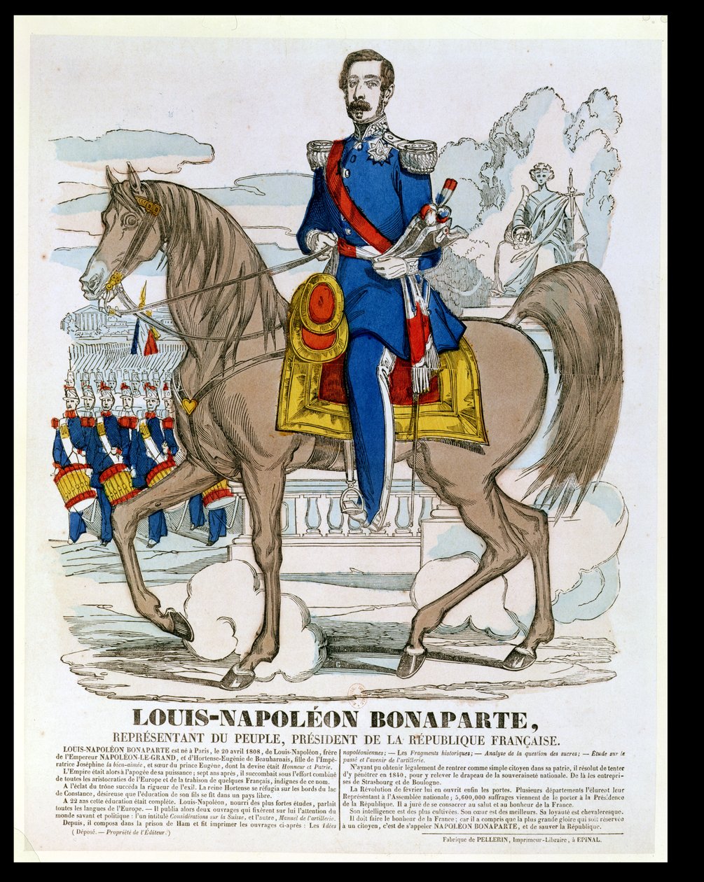 Luís Napoleão Bonaparte (1808-1873) futuro Napoleão III, 1849 de French School