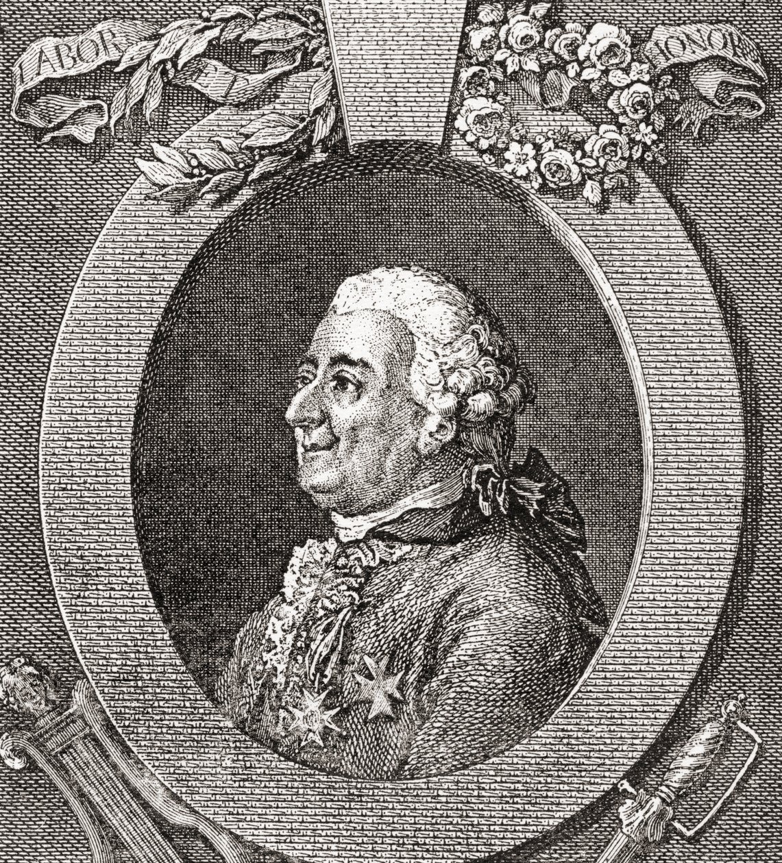 Louis-Elisabeth de la Vergne, Conde de Tressan, 1705-1783. Soldado francês, médico, cientista, medievalista e escritor. Das horas livres publicadas 1908. de French School