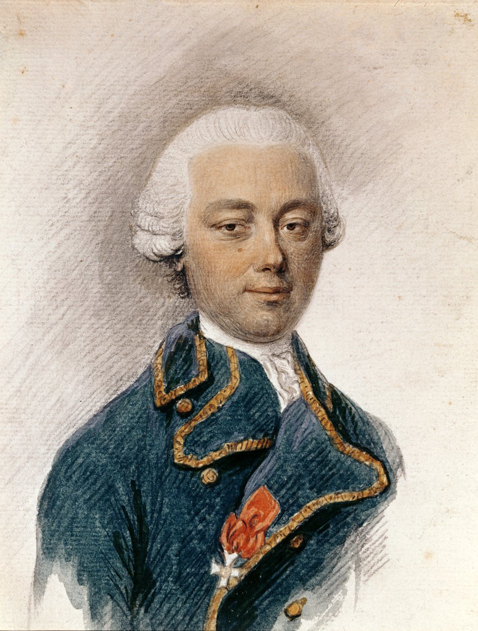 Louis Antoine de Bougainville (1729-1811) quando jovem, c.1755 de French School