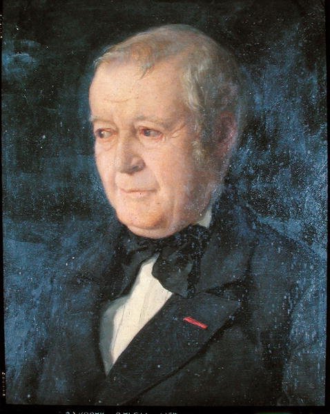 Louis Auguste Mercier (1811-82) (óleo sobre tela) de French School