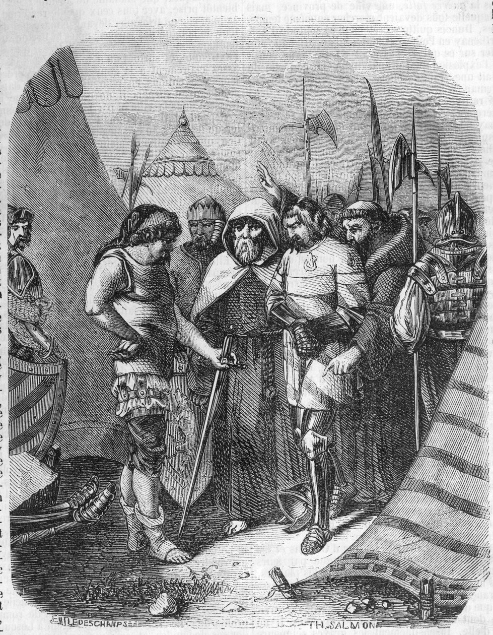 Louis II de la Tremoille (La Trimouille) (1460-1525). General Inglês. Guerra Louca (1485-1488). La Tremoille decide matar os cúmplices do Duque de Orleans. de French School
