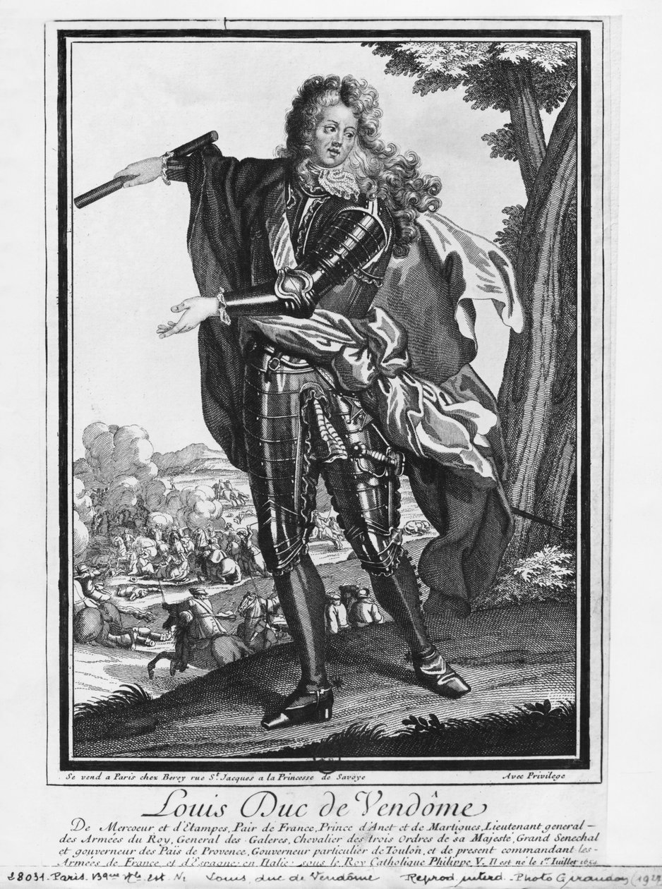 Louis Joseph de Bourbon, duque de Vendome, conhecido como o grande Vendome de French School