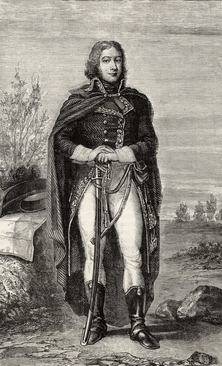 Louis Lazare Laroche, de "História da Revolução Francesa" por Louis Blanc (1811-82) de French School
