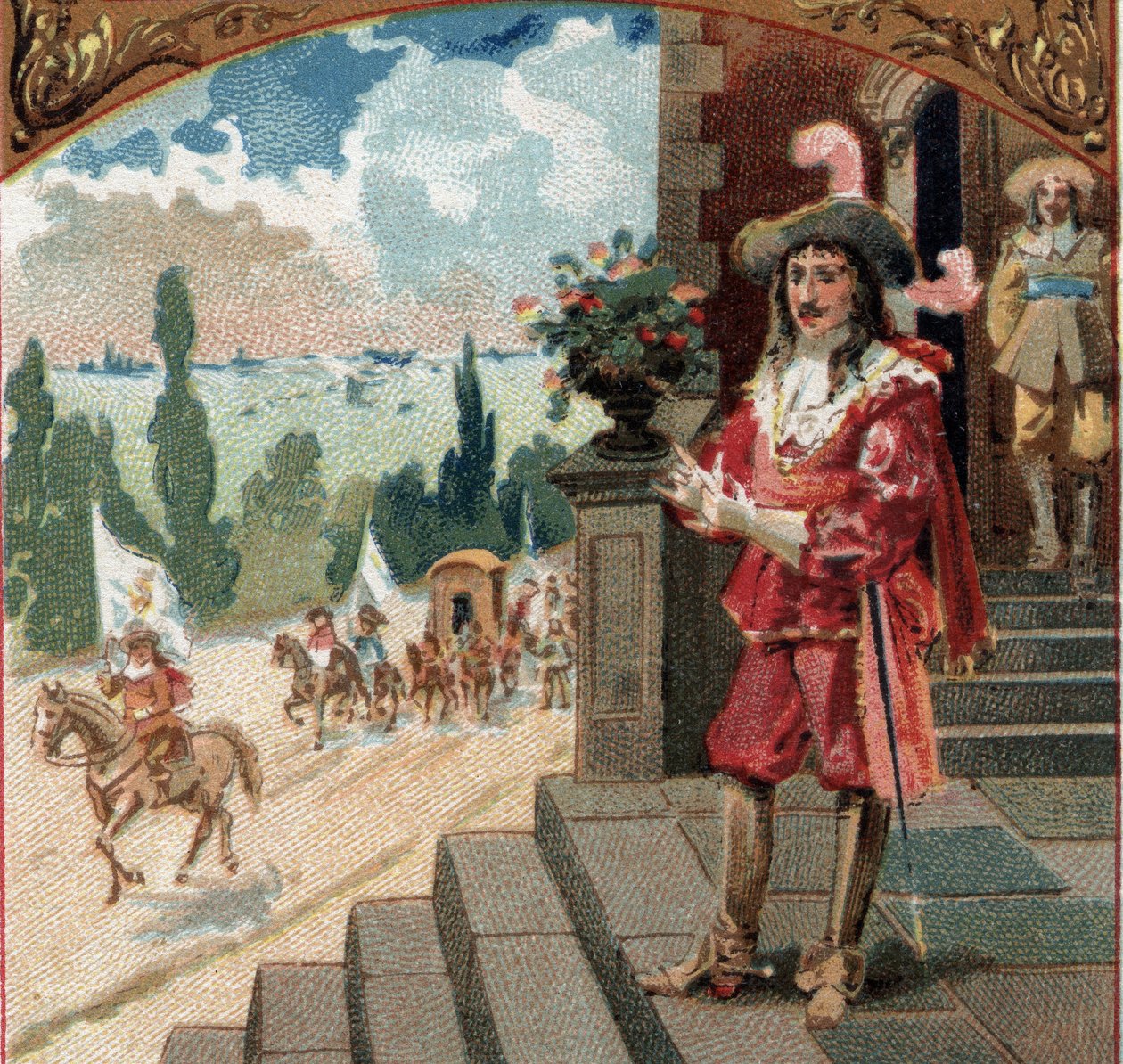 Luís XIII (1601-1643) passou a noite de 5 de junho de French School
