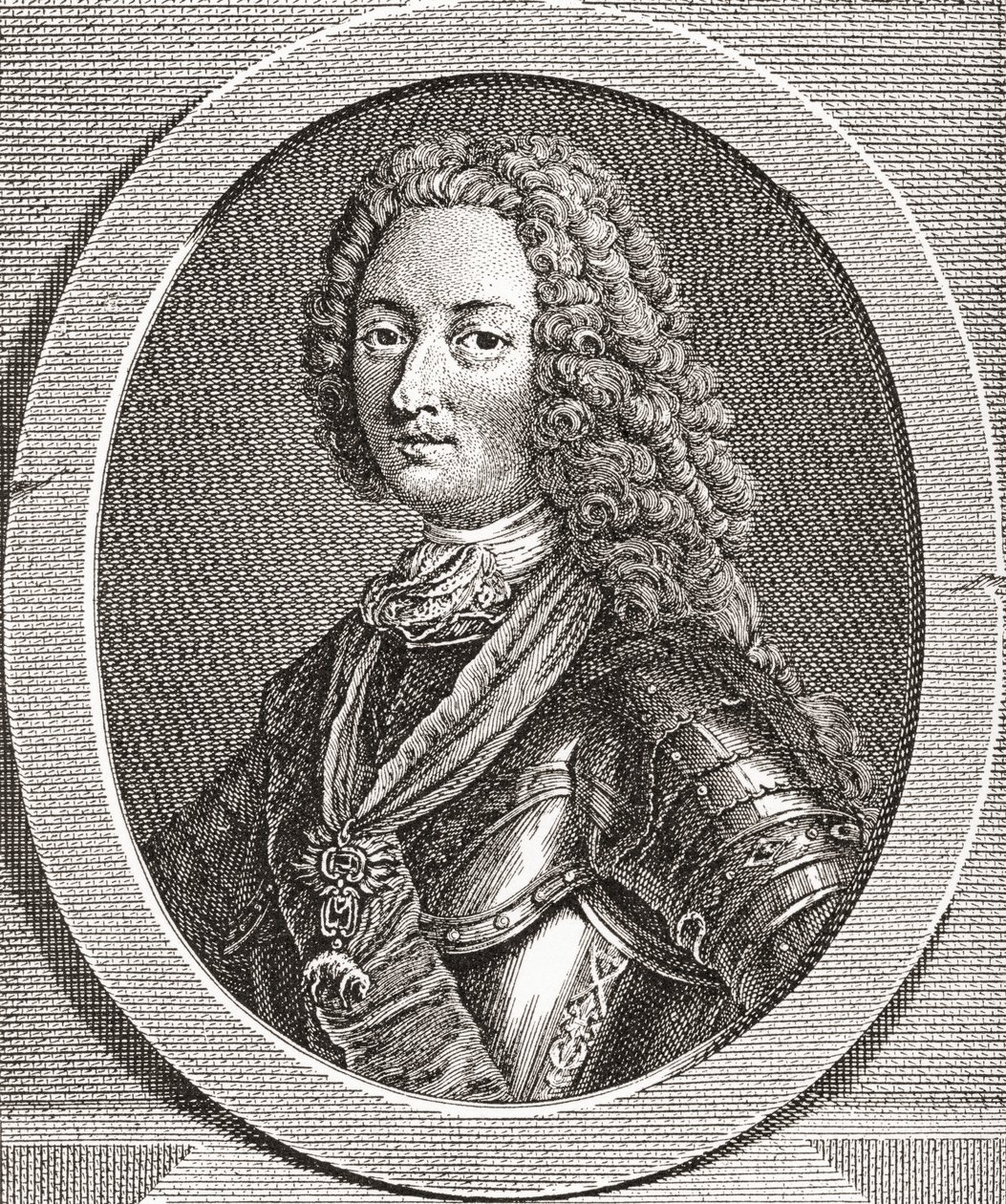 Louis de Orleans, duque de Orleans, 1703 1752. Duque de Orleans e membro da família real francesa. Das horas livres publicadas 1908. de French School