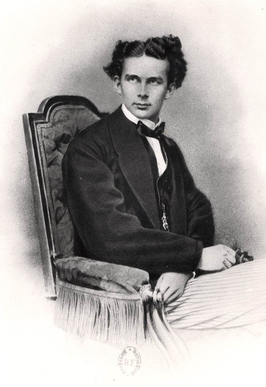 Ludwig II (1845-86) da Baviera, c.1870 de French School