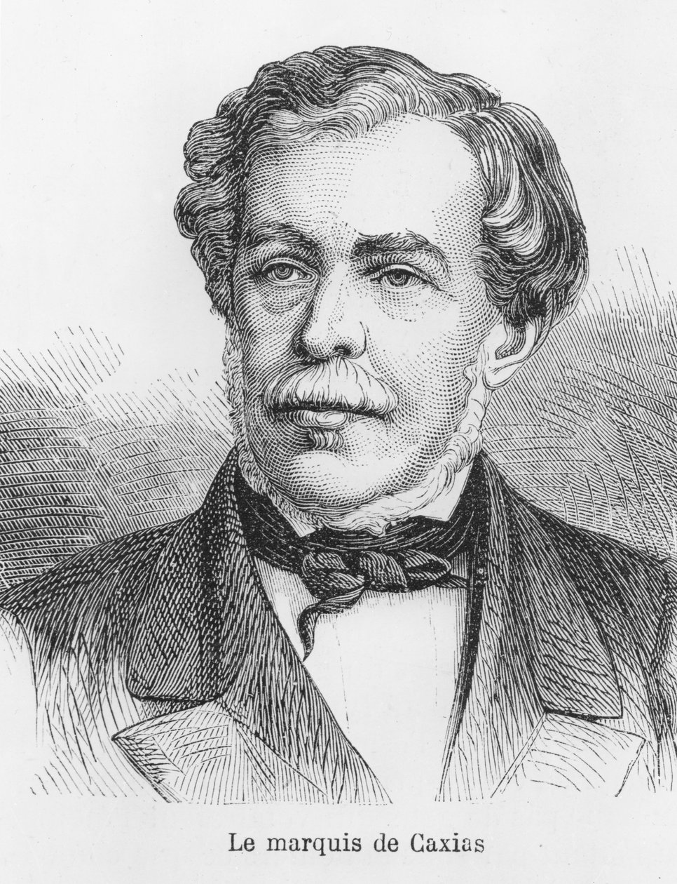 Luís Alves de Lima e Silva, Duke of Caxias (engraving) de French School